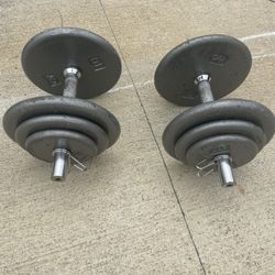 Dumbbells.     60 Dollars 