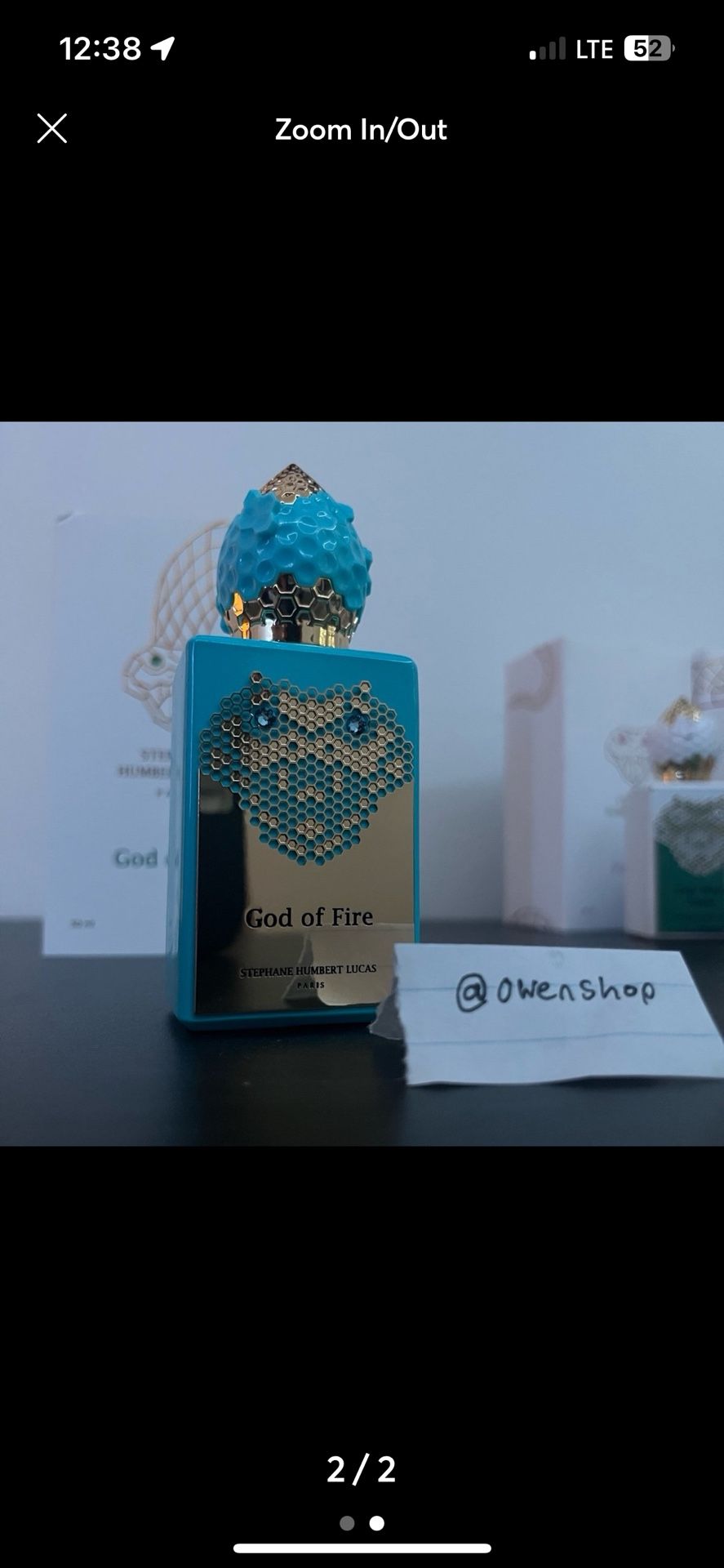 God Of Fire Stephane Humbert Lucas 50mL Full New