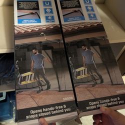 New Double Garage Magnetic Door Screen 