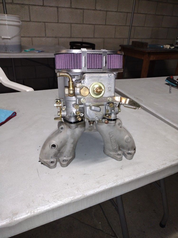 Weber 40 Dcoe And Cannon Intake Manifold For Datsun L16, L18 Or L20