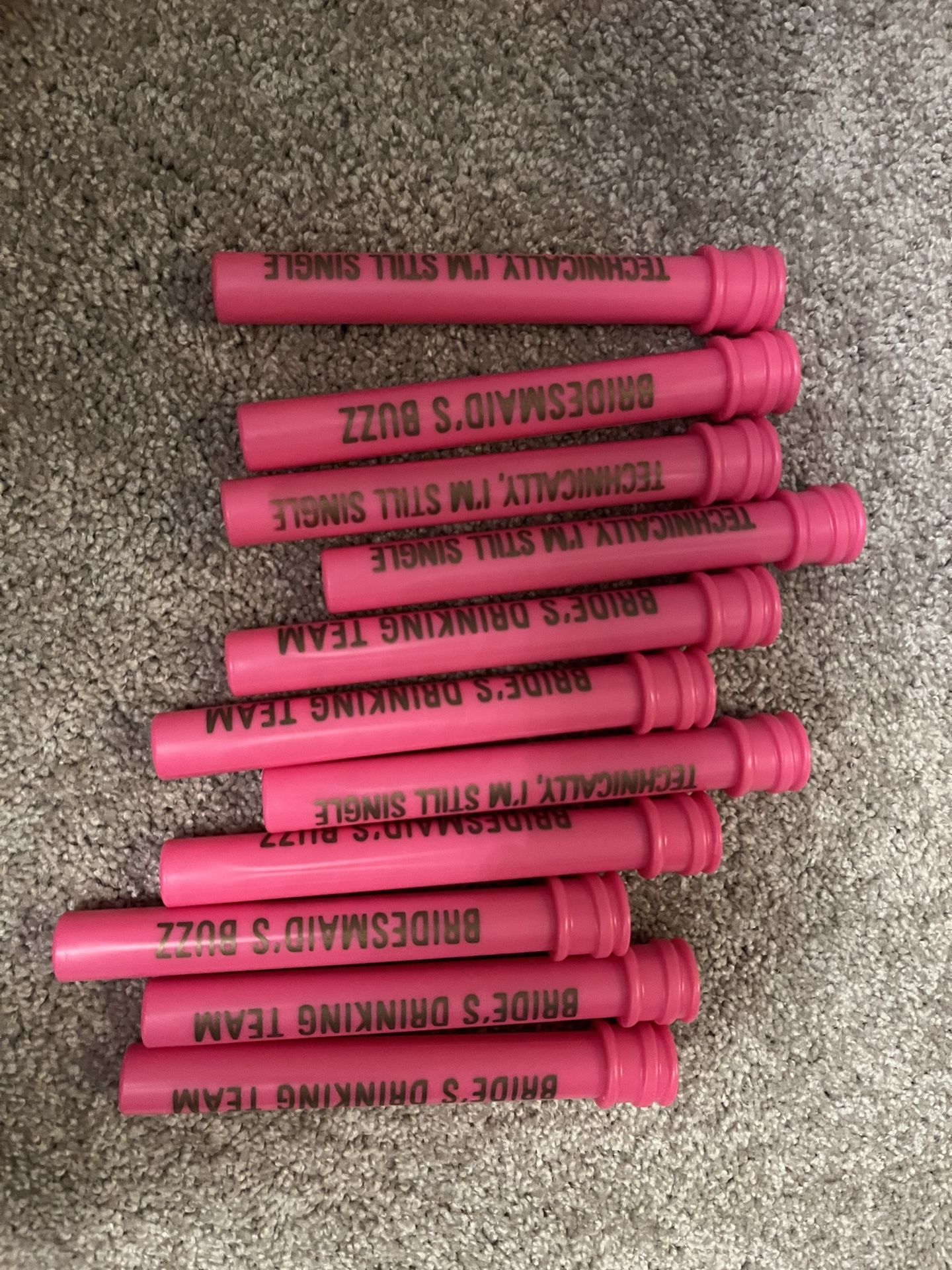 Shot Glass Tubes / Bachelorette Party Decor