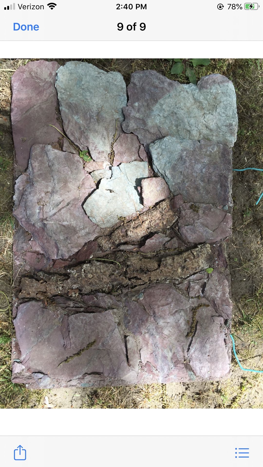 Aquarium stone backdrop