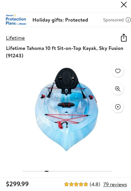 Lifetime Tahoma 10ft Kayak