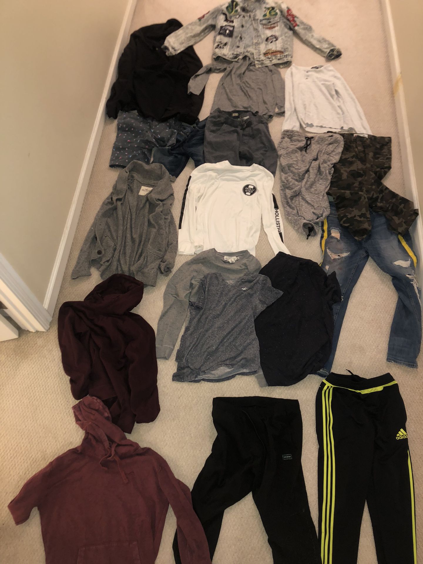 Mixed brand clothing