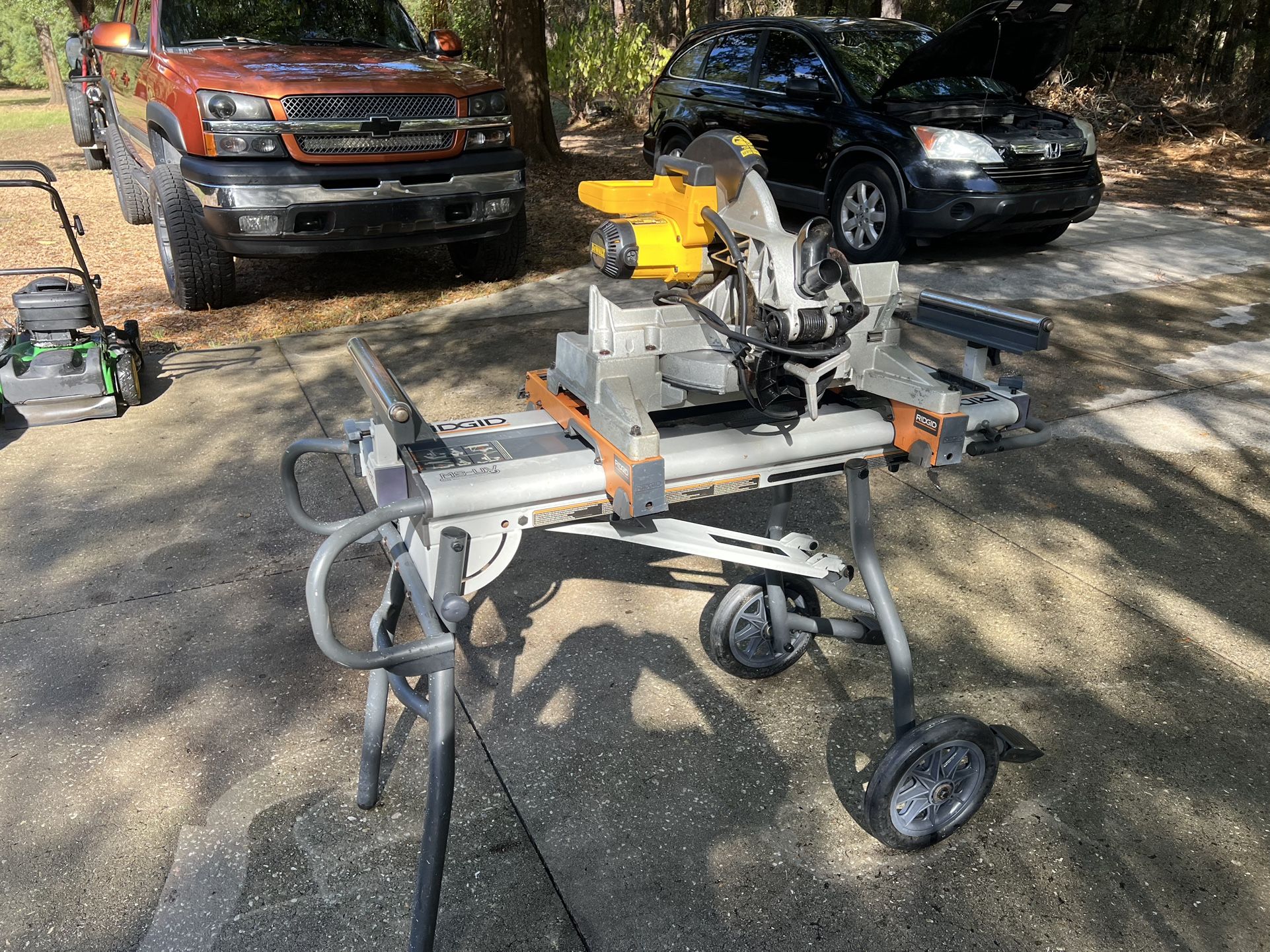Saw And Stand. 