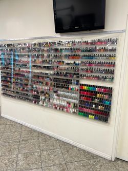 Acrylic Wall Nail Polish Rack Display