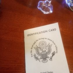 Holocaust Identification Card