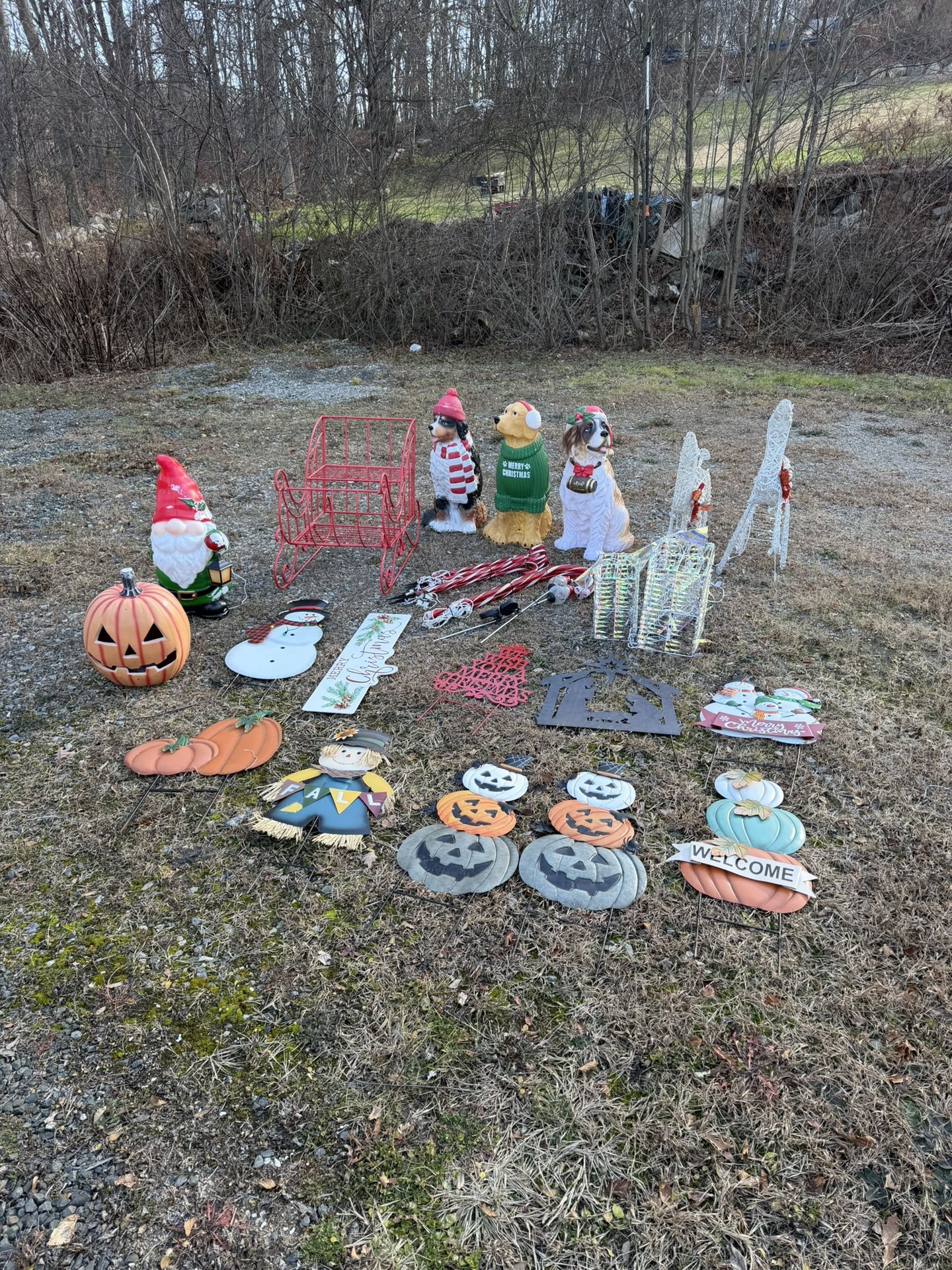 Outdoor Christmas/Halloween Decorations