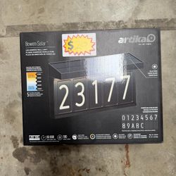 Artika Bowen Solar LED Address Wall Light
