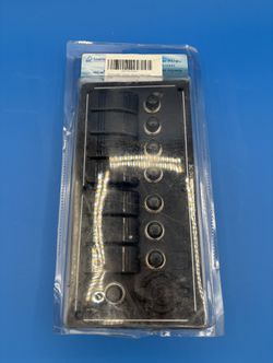 Amarine-made 8 gang aluminum LED rocker & circuit breaker waterproof marine
