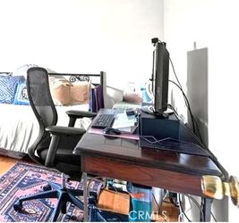 Beautiful Wood desk with iron legs