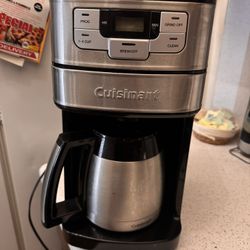 Cuisinart Automatic Grind & Brew 10-Cup Coffee Maker with Blade Grinder, Programmable Coffee M