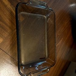 Smoked Glass Baking Pan 