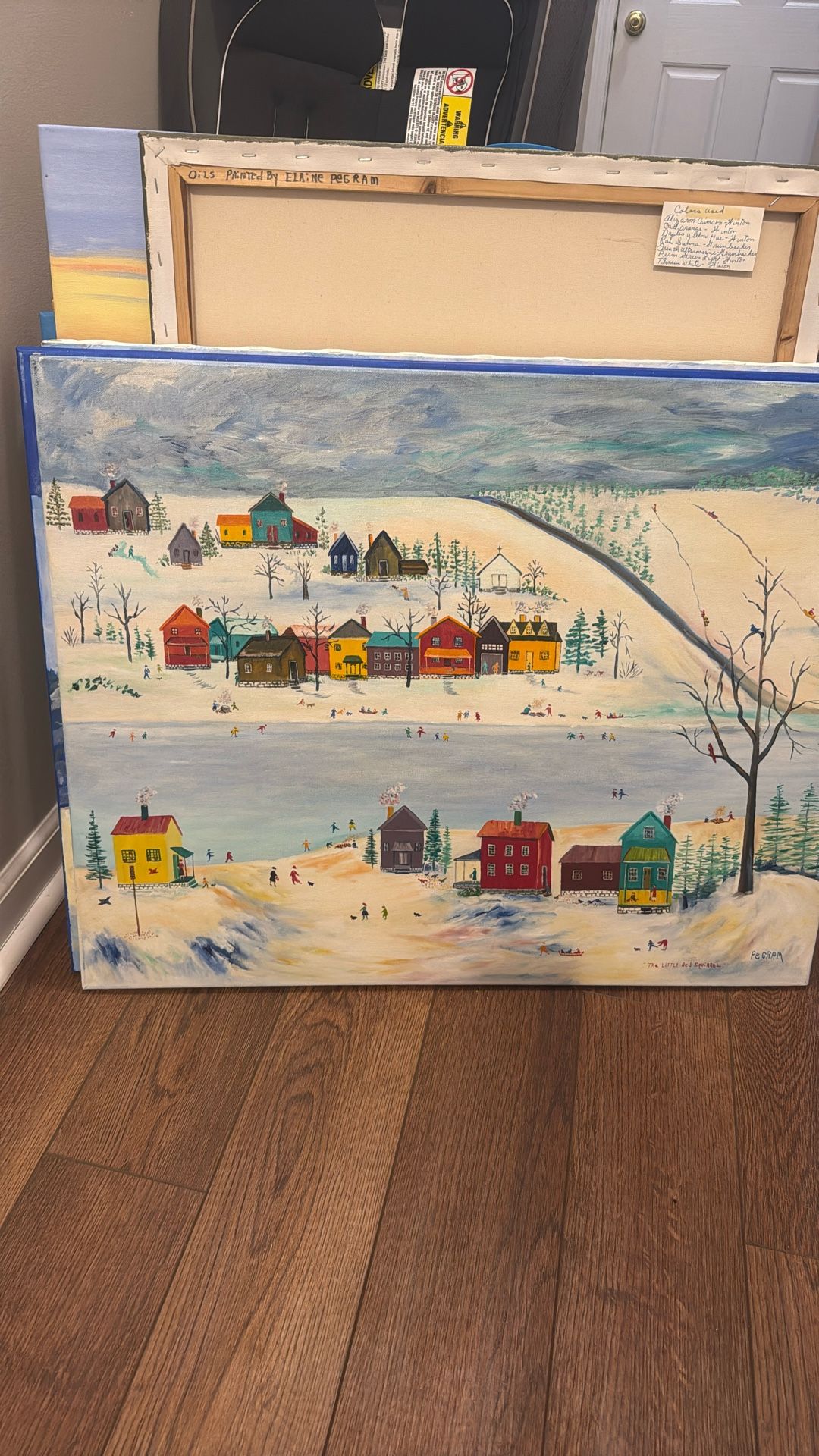 Little People Oil Painting