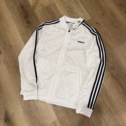 Adidas Women’s Track Jacket Size Medium White & Black
