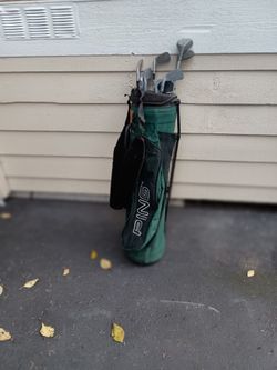 Golf Clubs And Bag