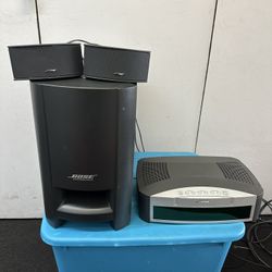 BOSE AV3-2-1 GS Media Center w/ PS3-2-1 Powered Speaker System, HDMI-No Remote Control 