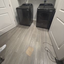 Washer And Dryer Set Stainless Steel Black