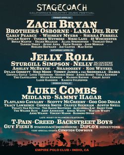 1 Ticket To Stagecoach 3 Day GA pass