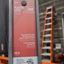 (20 Pieces) Ace 48 in. Plastic I-Beam Level 3 vial Item # 25793