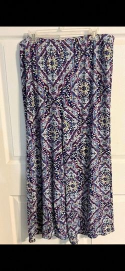 Chico's Multi Color and Paisley Palazzo Pants Size 16 Short