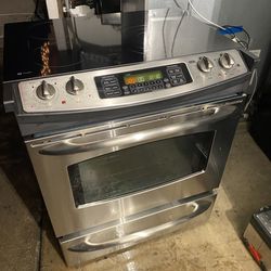 Ge profile flat top electric stove