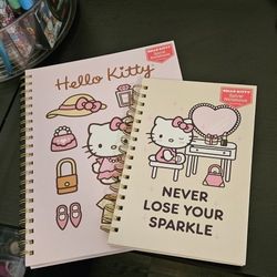 Hello kitty spiral notebooks 