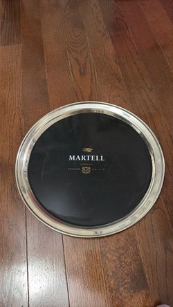 Metal serving plate