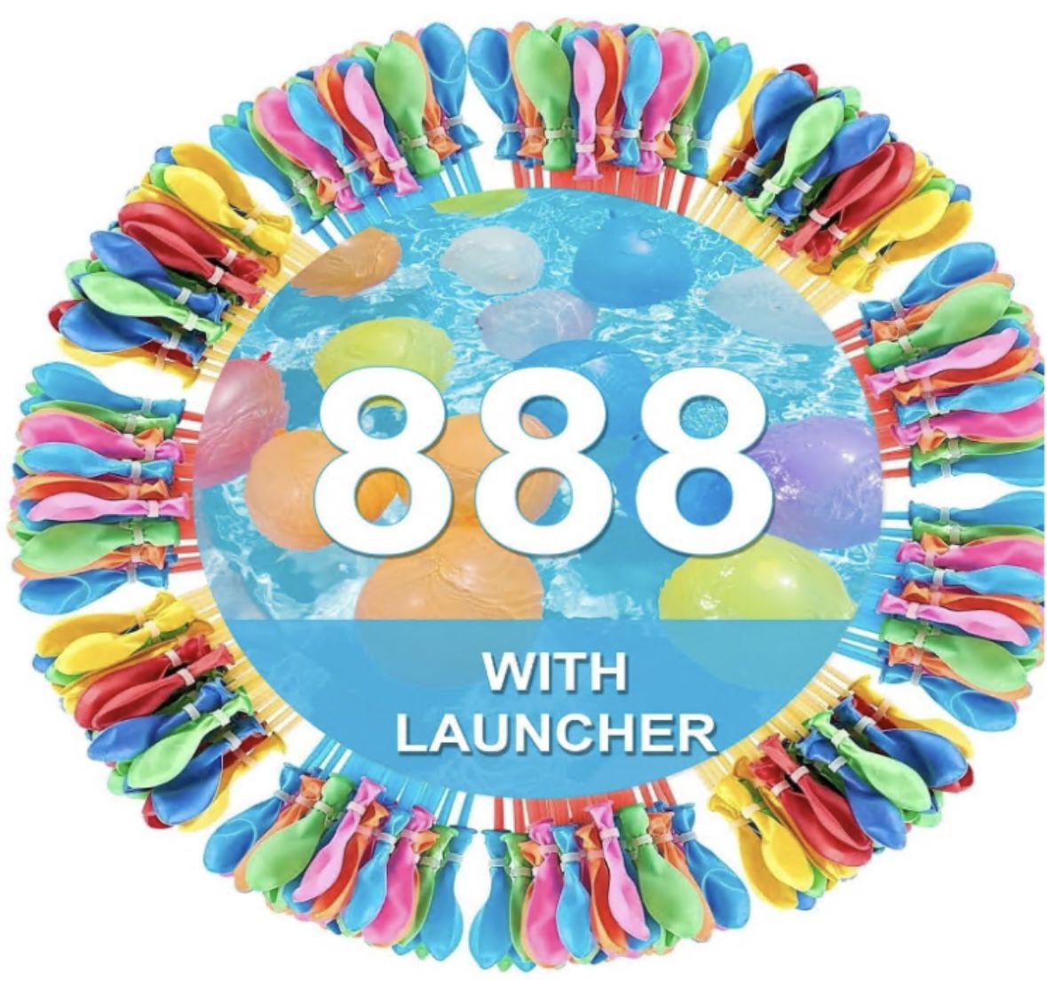 888XShot Water Balloons Multiple Colors
