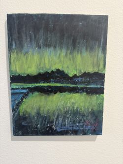 Northern Lights Aurora Borealis Original Art