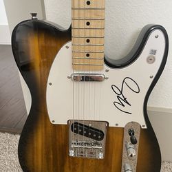 Brad Paisley autographed Telecaster style electric guitar