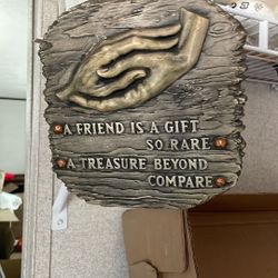 Preowned Plaster Plaque 