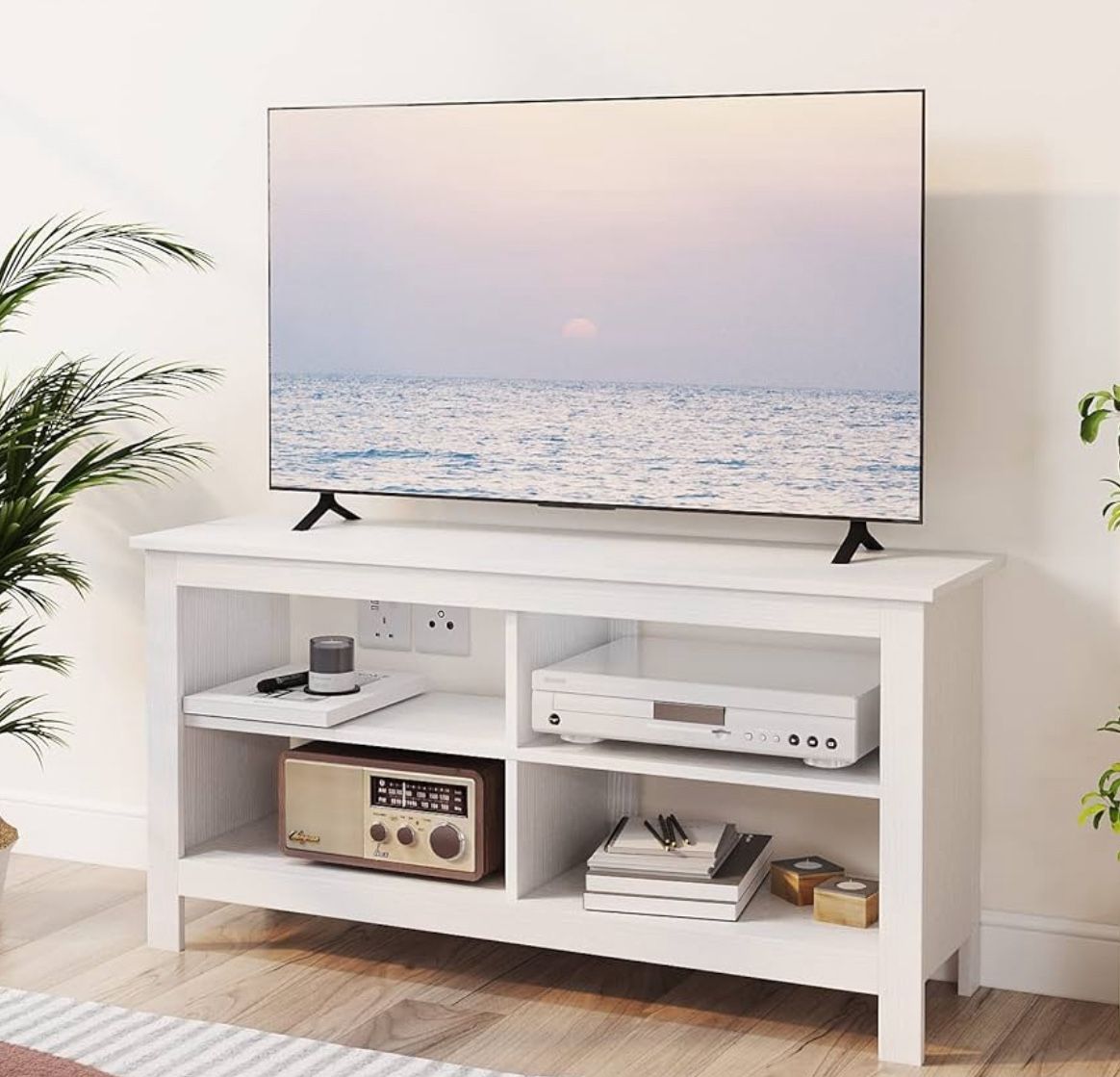 43” White Tv Stand Brand New