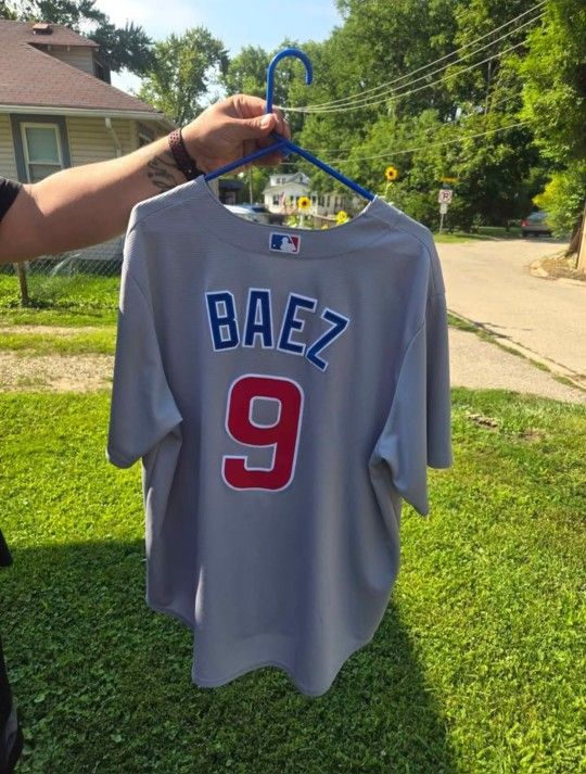 Majestic Chicago Cubs Baez/Contreras XL Baseball Jersey