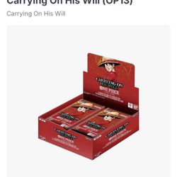 Op13 Carrying On His Will Booster Box Pristine Sealed 