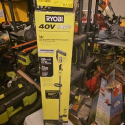 Ryobi 40v HP WEEDEATER WITH 1-4AH BATTERY AND CHARGER 