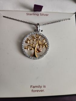 Hallmark " Family is forever" necklace