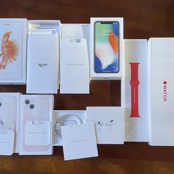 iPhone Iwatch BOXES ONLY