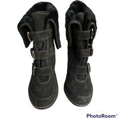 New SOFFT boots Booties in black suede
