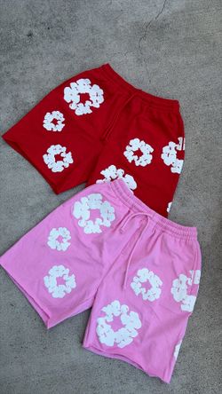 Men’s denim tear shorts