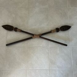 Hand Made Tiki Spear Decoration 