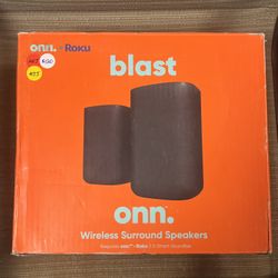 onn Roku Wireless Surround Speakers $120 