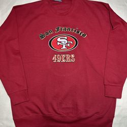 SF 49ers embroidered sweater
