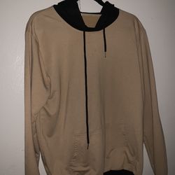 H&M Tan And Black Hoodie