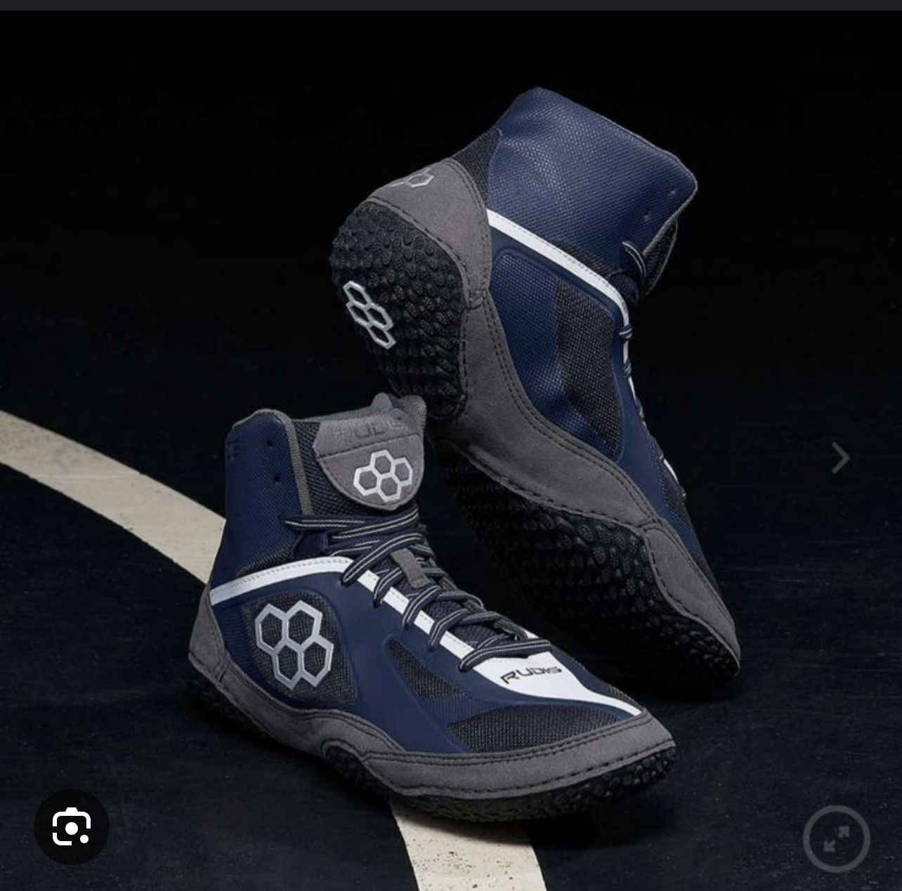 Rudis Alpha Mens Wrestling Shoes Navy Shadow