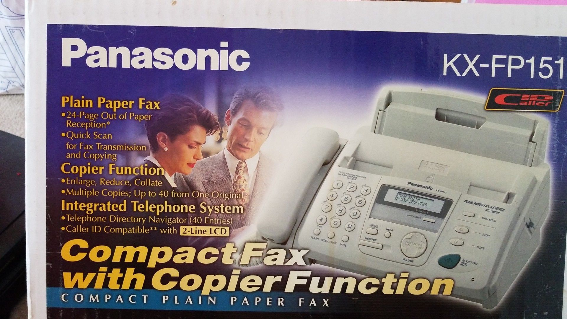 New Fax and Copier Machine