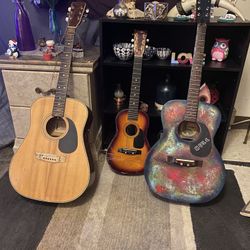 Guitar’s Need Repairs , Strings Etc ( Many Pic’s 