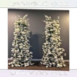 Enchanting Wedding Decor Featuring Stunning Floral Art four evening