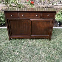 Dark Wood Cabinet Buffet