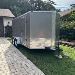 2018 Lark enclosed trailer 7x14